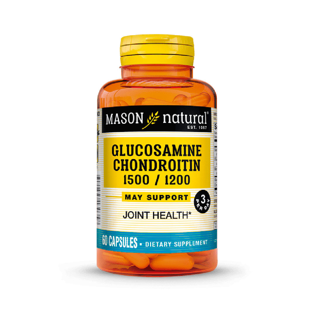 Mason Glucosamina & Condroitina 1500/1200 mg Cápsulas - Frasco 60 und