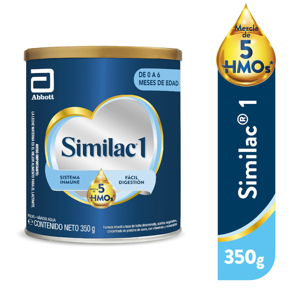 Similac 1 con mezcla de 5HMOs - Lata 350 g