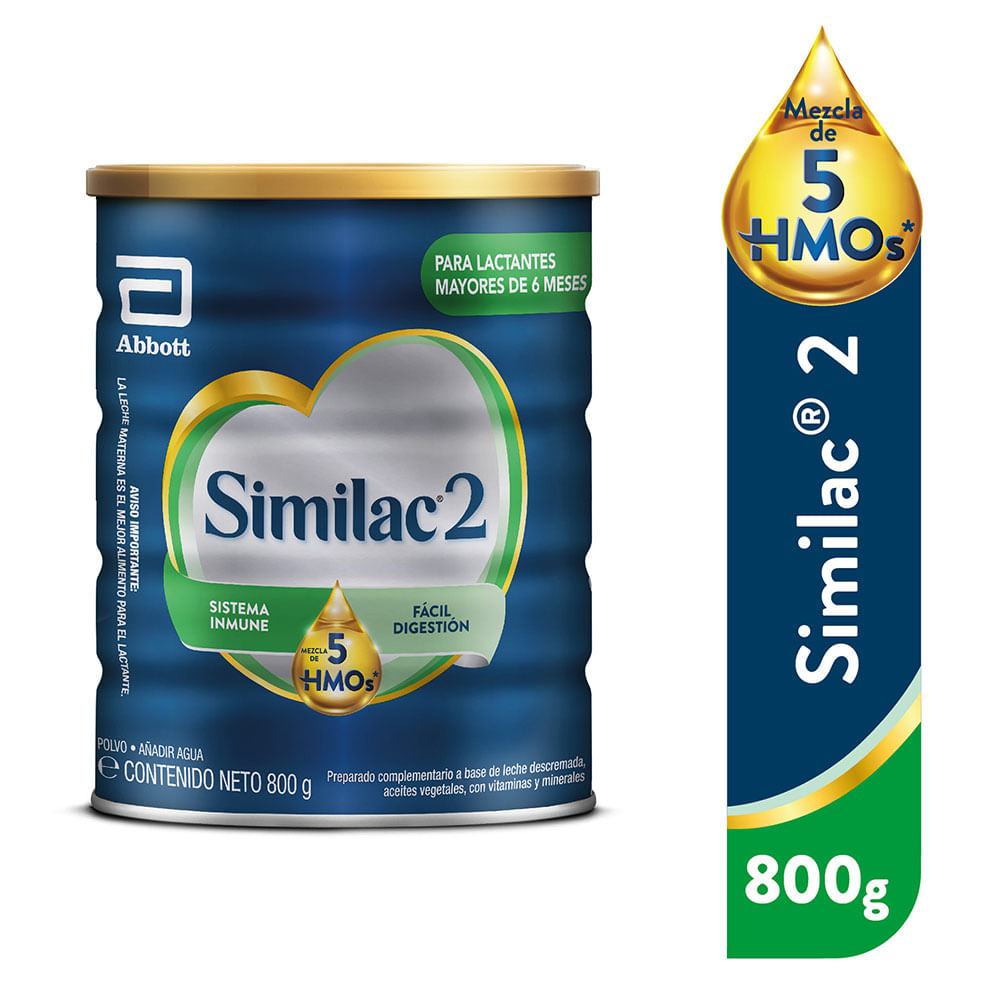 Similac 2 con mezcla de 5HMOs - Lata 800 g