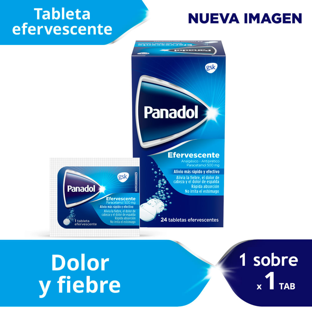Panadol Efervescente Tableta - Un Sobre 1 tab
