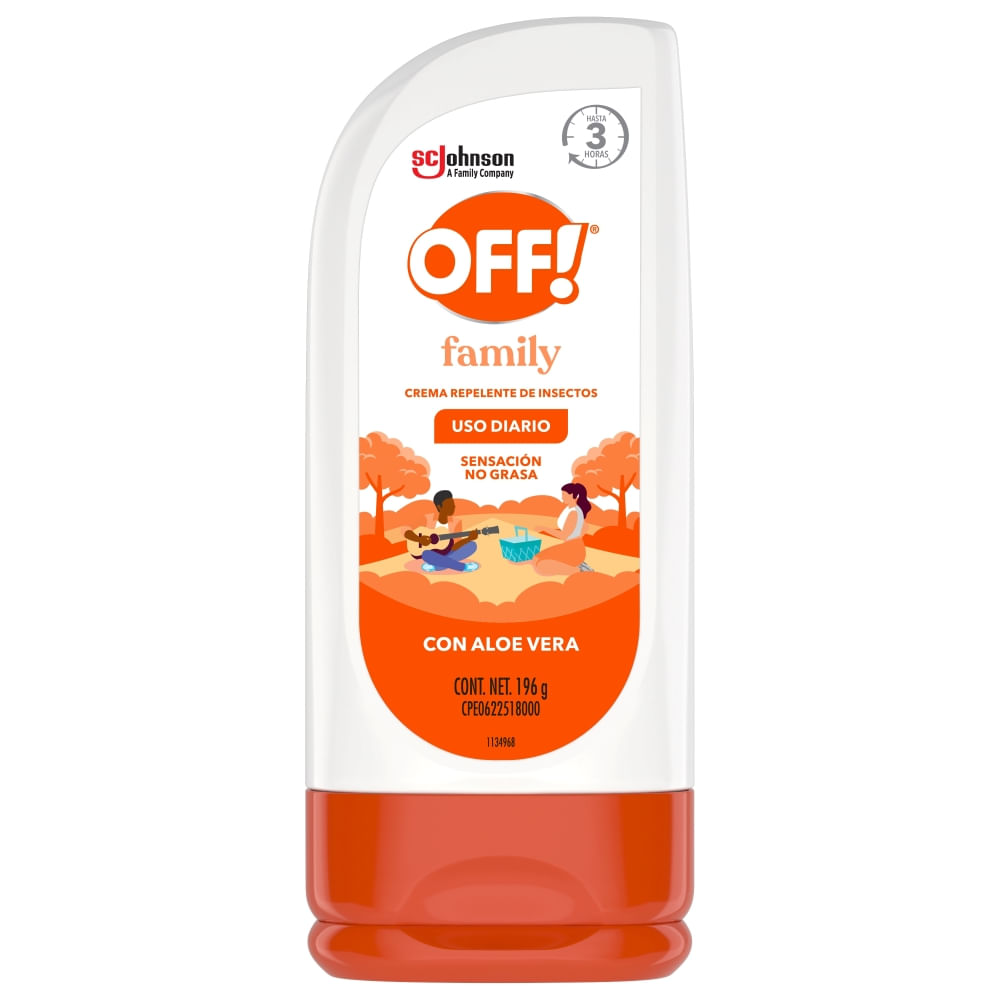 OFF! Family Repelente en Crema - Frasco 196 g