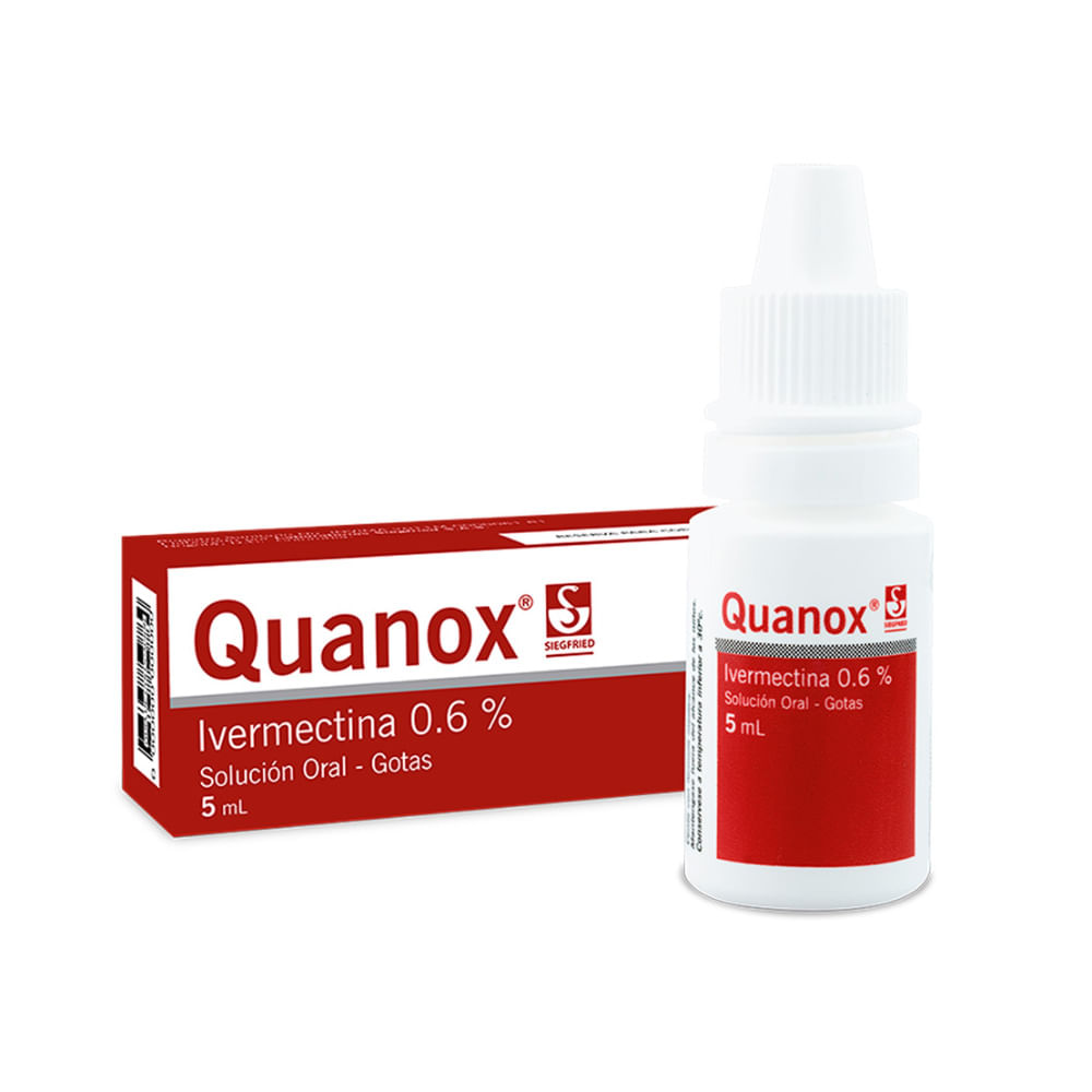 Quanox 0.6% Gotas - Frasco 5 ml