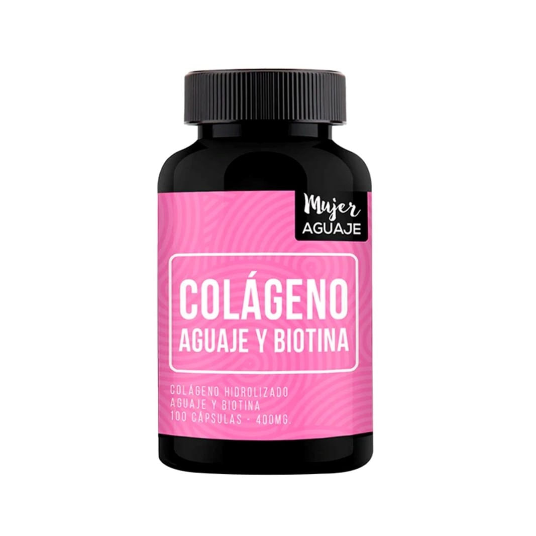 Mujer Colágeno, Aguaje & Biotina Cápsulas - Frasco 100 und