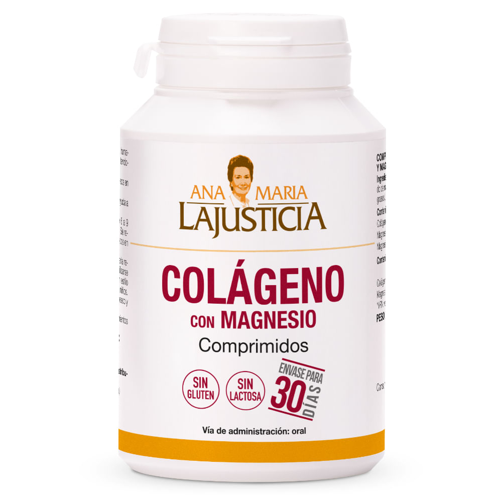 Ana Maria Lajusticia Colágeno con Magnesio Comprimidos - Frasco 180 und