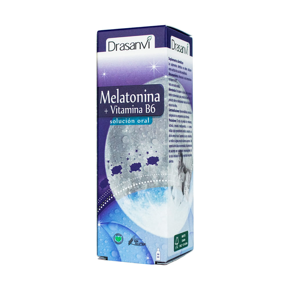 Drasanvi Melatonina + Vitamina B6 Adultos Solución Oral - Frasco 50 ml