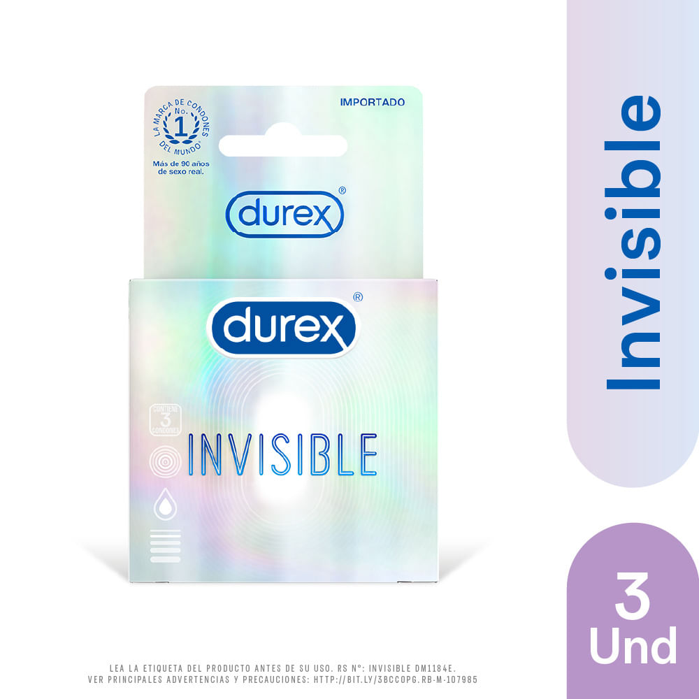 Durex Invisible Preservativos - Caja 3 und