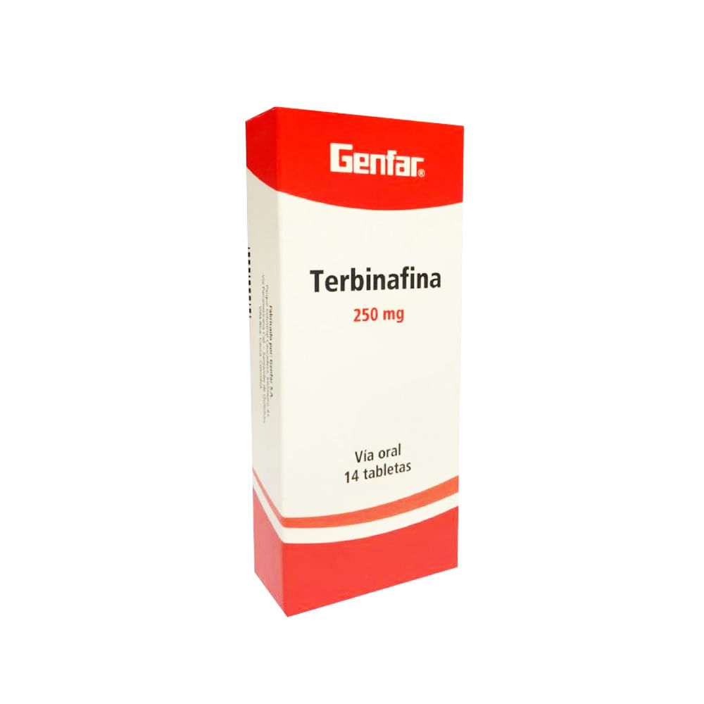 Terbinafina 250 mg GF Tabletas - Caja 14 und