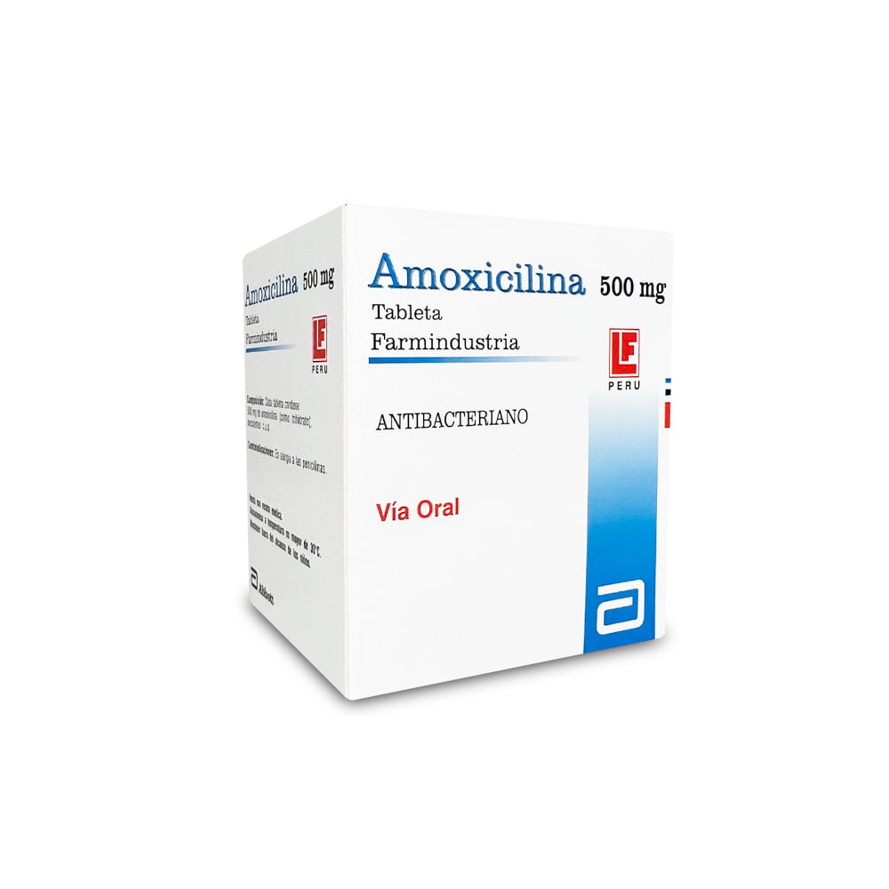 Amoxicilina 500 mg FI Tabletas - Blíster 10 und