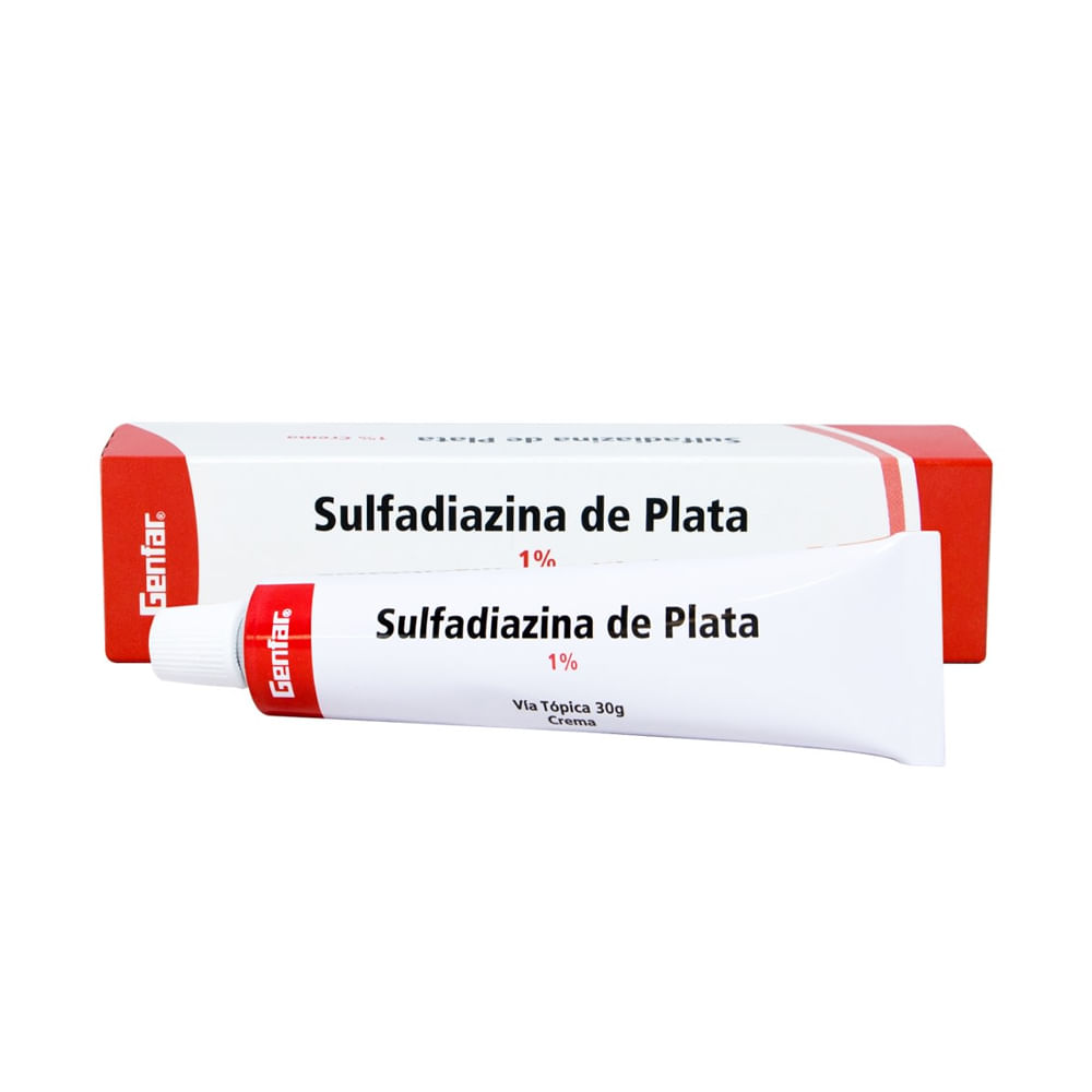 Sulfadiazina de Plata 1% GF Crema - Tubo 30 g