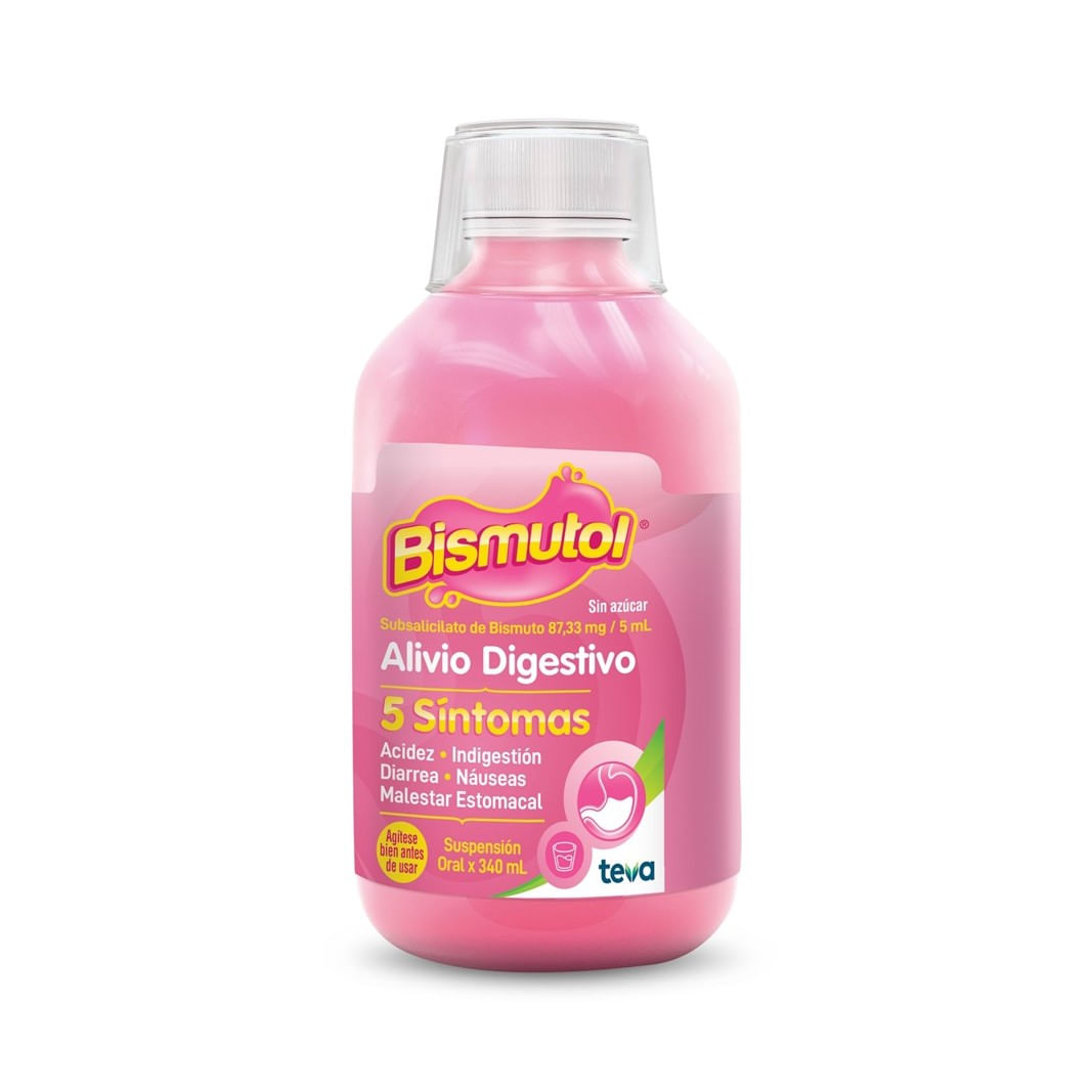 Bismutol 87.33 mg/5 ml Suspensión Oral - Frasco 340 ml