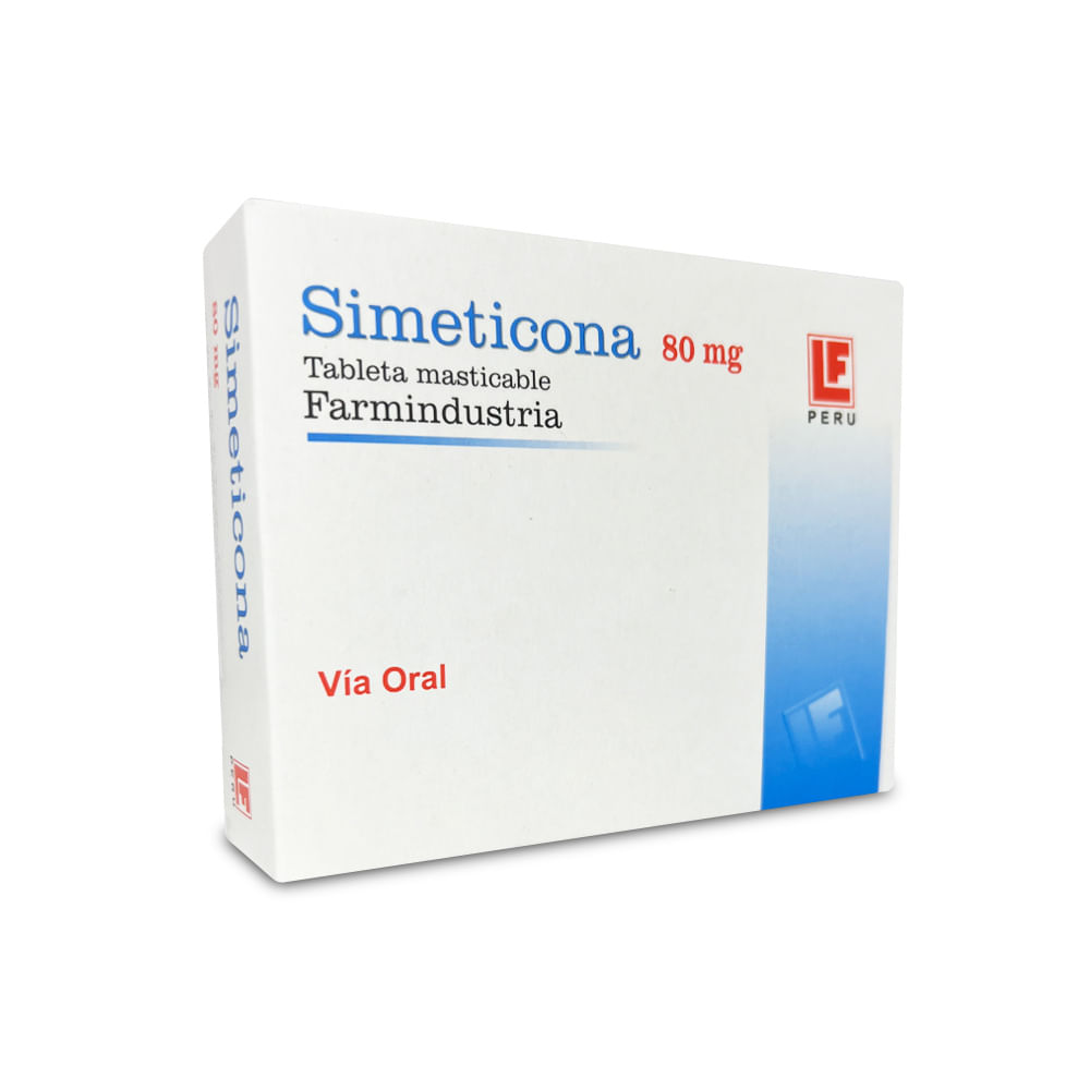 Simeticona 80 mg FI Tabletas - Blíster 10 und