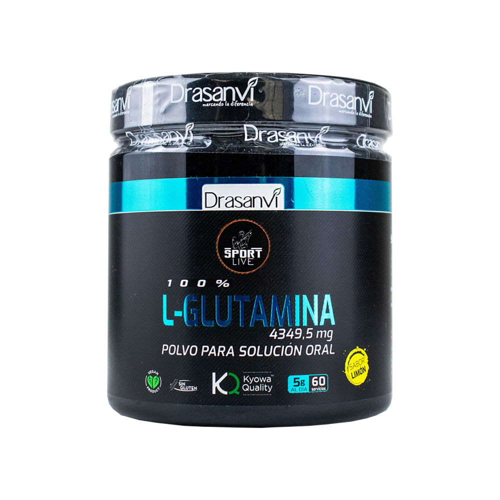 Drasanvi Sport Live L Glutamina Sabor Limón - Frasco 300 g
