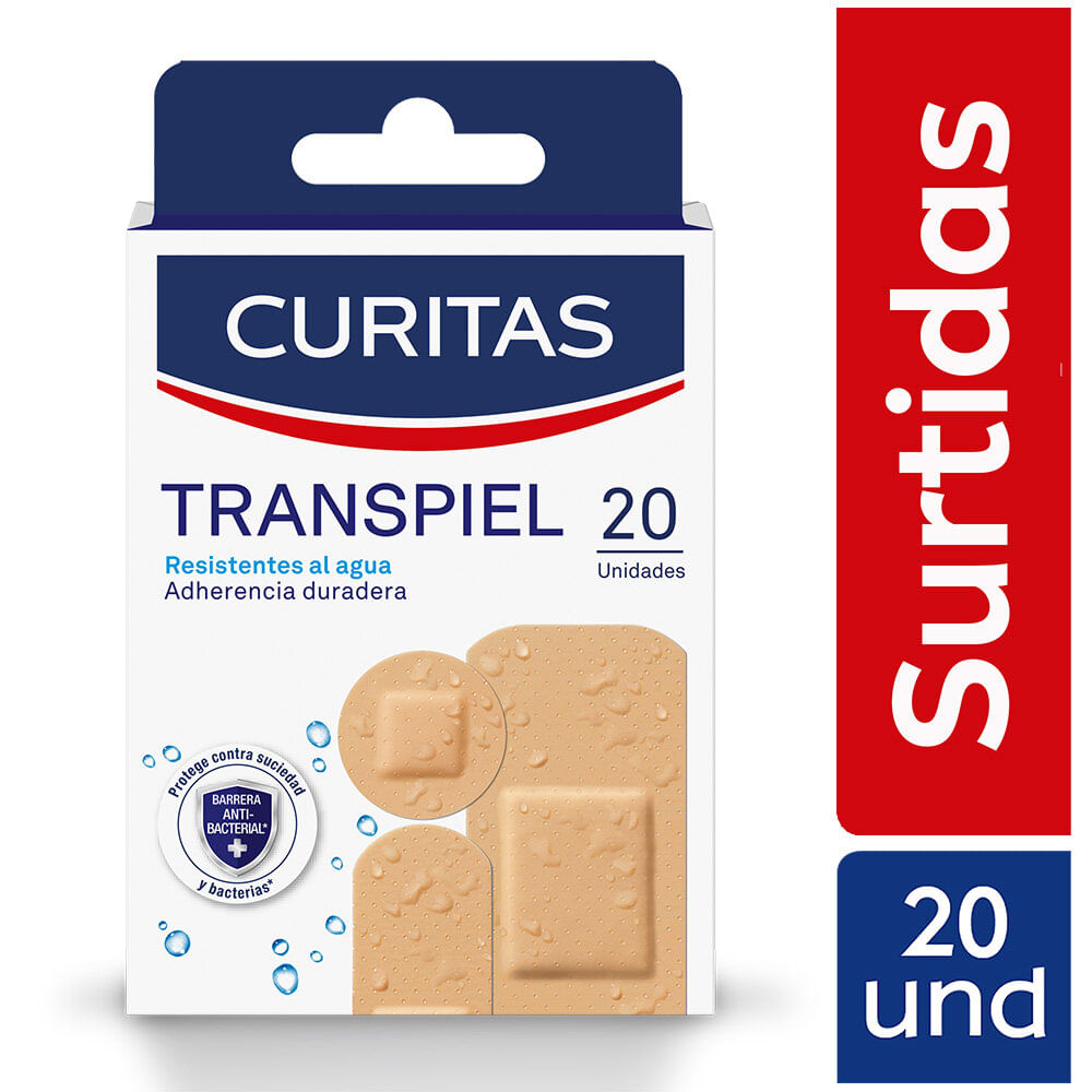 Hansaplast Curitas Transpiel Tamaños Diversos - Caja 20 und