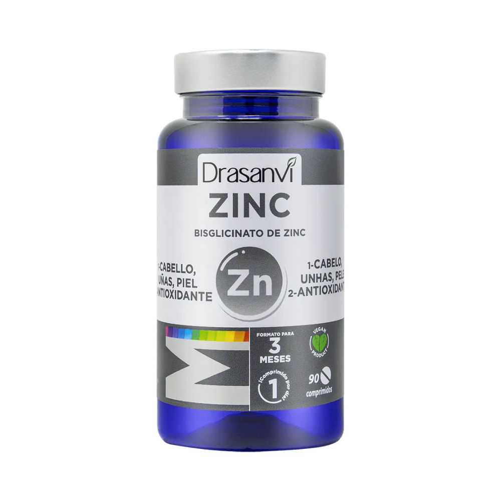 Drasanvi Bisglicinato de Zinc 100 mg Comprimidos - Frasco 90 und