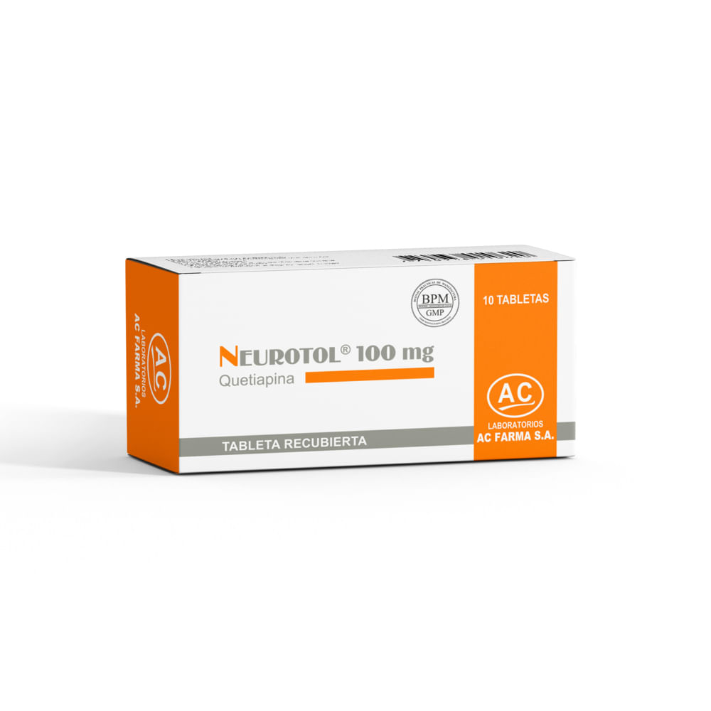 Neurotol 100 mg Tabletas Recubiertas - Caja 10 und