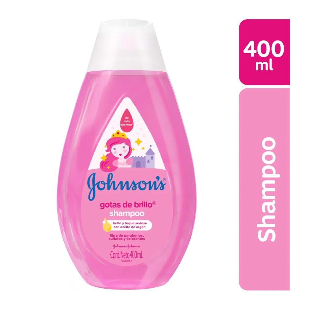 Johnson's Baby Gotas de Brillo Shampoo - Frasco 400 ml