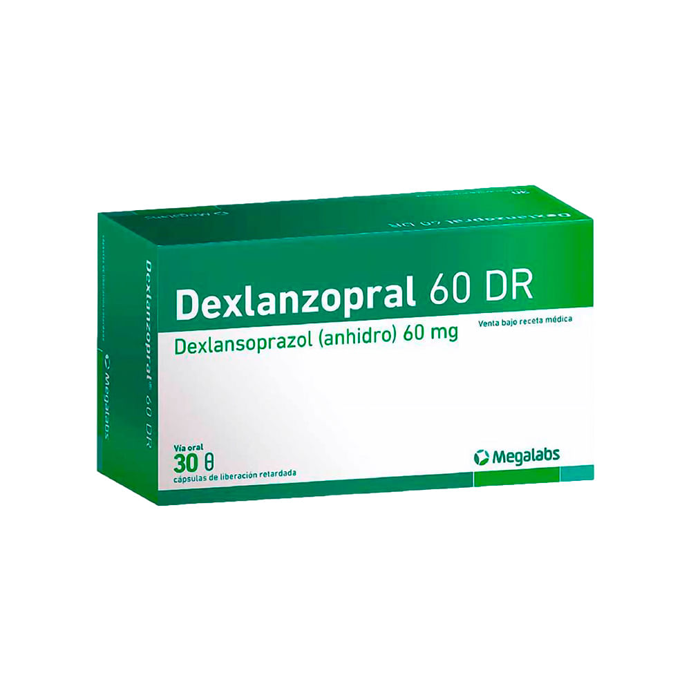 Dexlanzopral 60 mg Cápsulas de Liberación Retardada - Caja 30 und