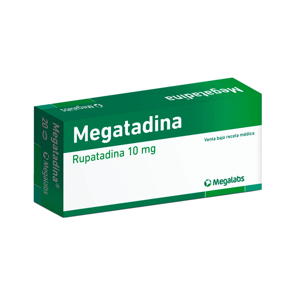 Megatadina 10 mg Comprimidos - Caja 20 und