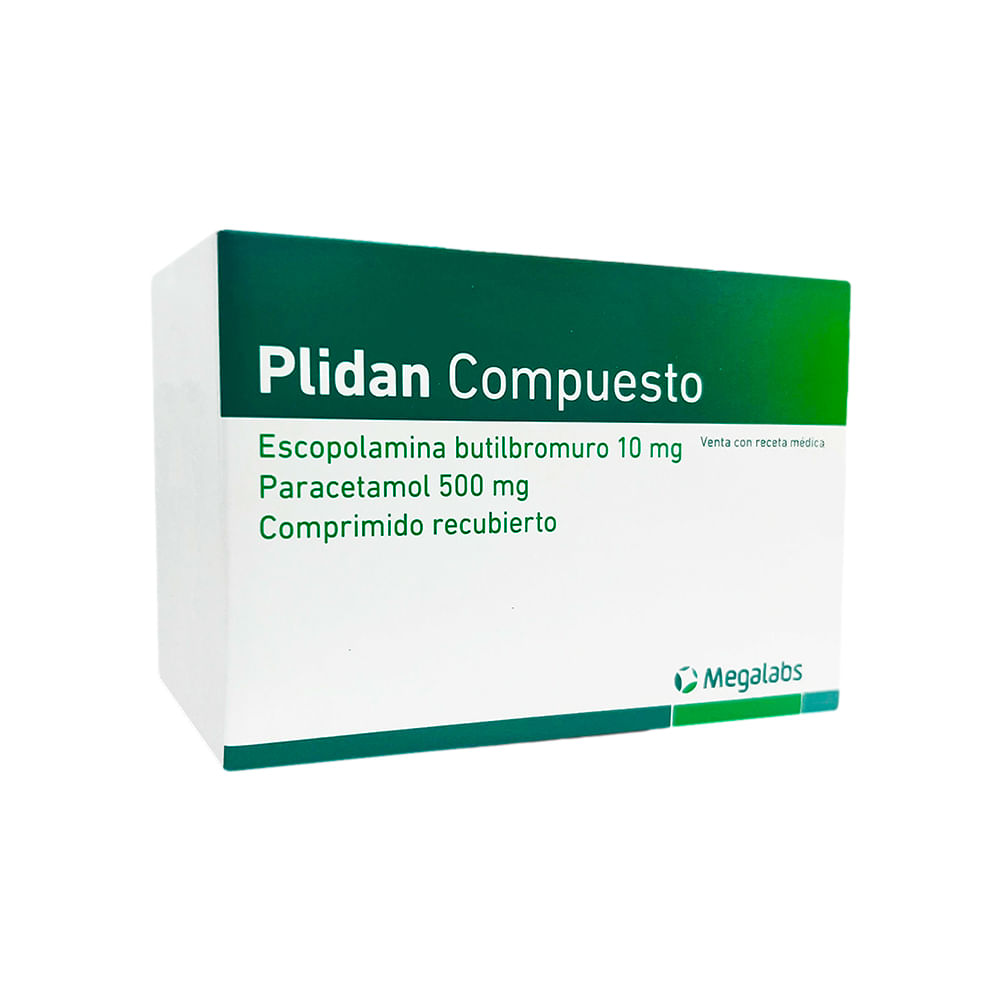 Plidan Compuesto  10 mg + 500 mg Comprimido Recubierto - Blíster 10 und