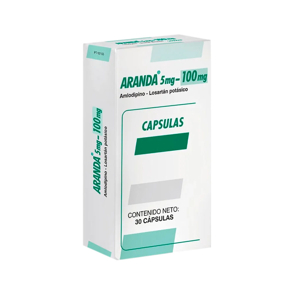 Aranda 5mg + 100 mg Cápsulas - Caja 30 und