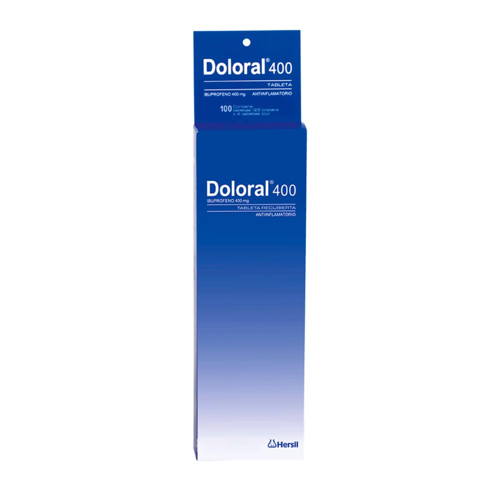 Doloral 400 mg Tableta Recubierta - Blíster 4 und
