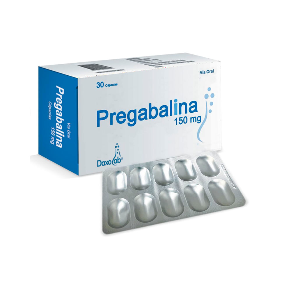 Pregabalina 150 mg DL Cápsulas - Caja 30 und