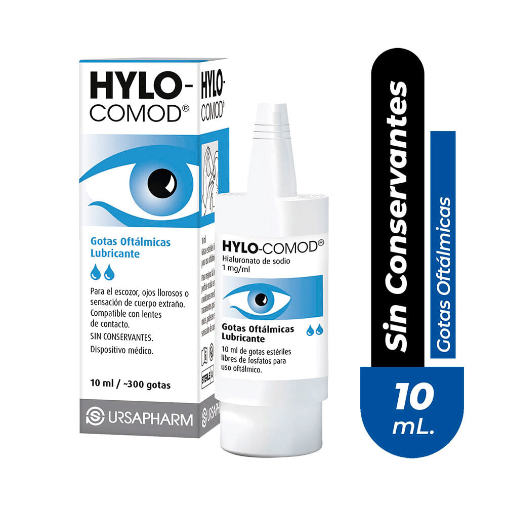 Hylo Comod 1 mg/ml Gotas Oftálmicas - Frasco 10 ml