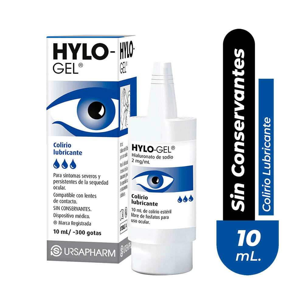 Hylo Gel 2 mg/ml Colirio Lubricante - Frasco 10 ml