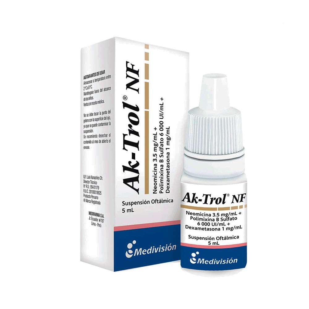 Ak Trol NF Suspensión Oftálmica - Frasco 5 ml