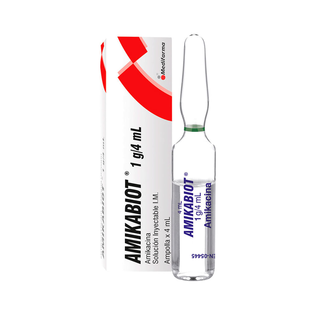 Amikabiot 1 g/4 ml Solución Inyectable - Ampolla 4 ml