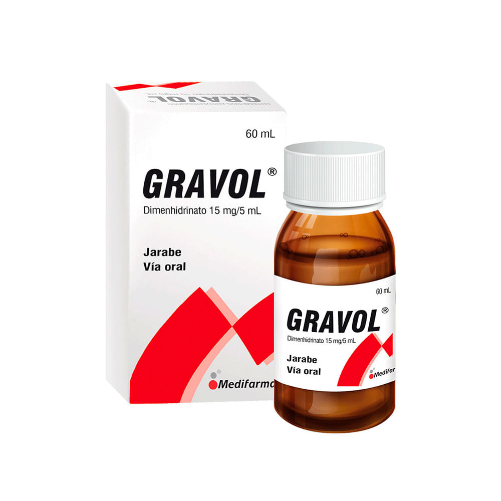 Gravol 15 mg/ 5 mL Jarabe – Frasco 60 ML