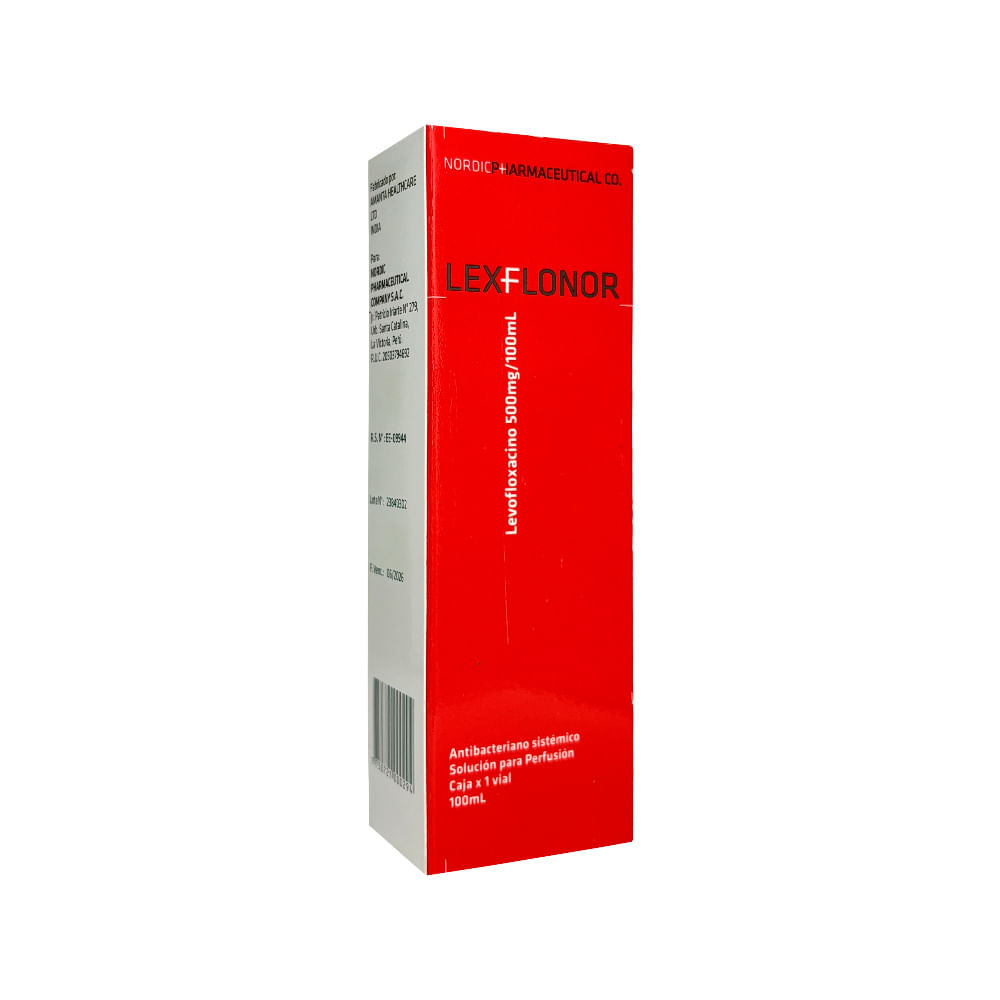 Lexflonor 500 mg /100 ml Solución para Perfusión - Vial 1 und
