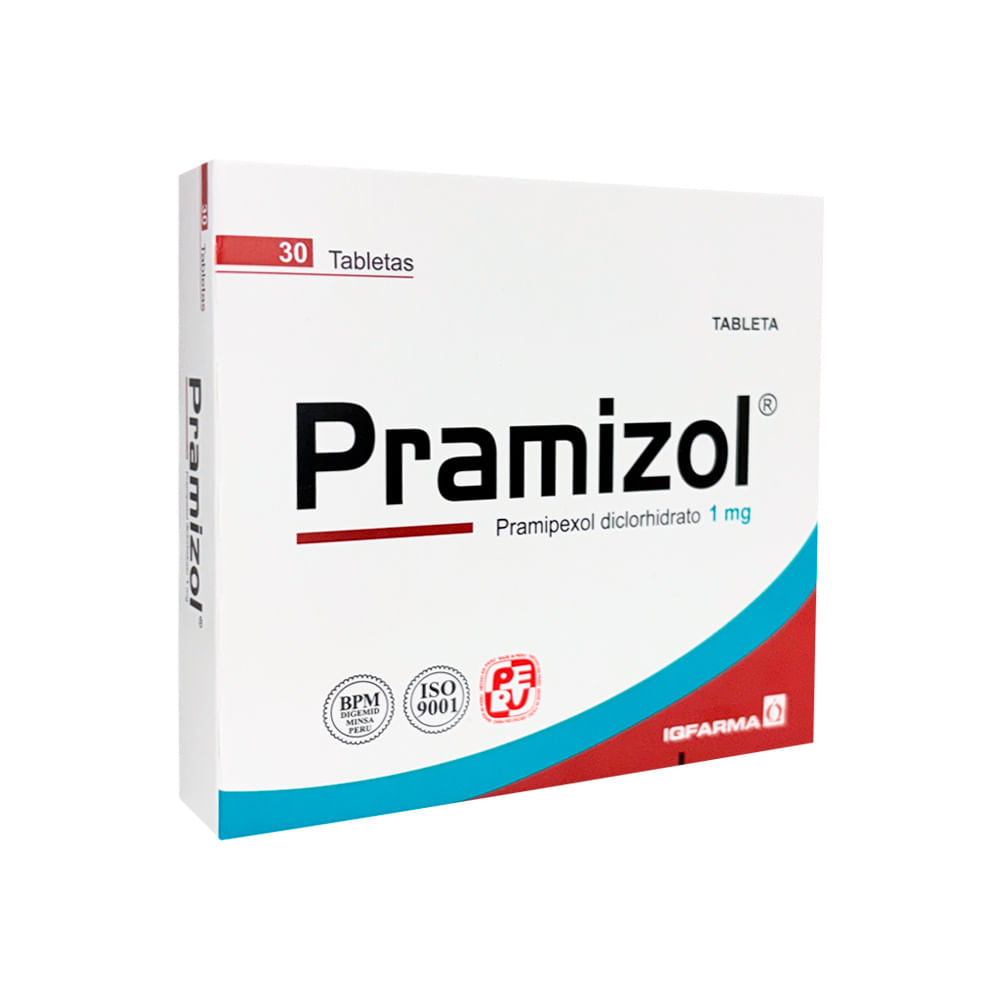 Pramizol 1 mg Tabletas - Caja 30 und