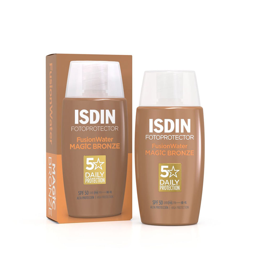 Isdin Fotoprotector Fusion Water Magic Bronze SPF50 - Frasco 50 ml