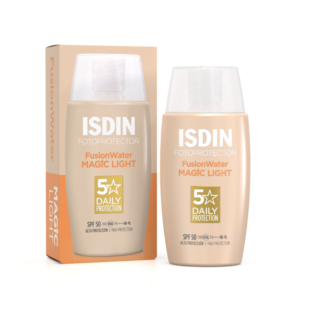 Isdin Fotoprotector Fusion Water Magic Light SPF50 - Frasco 50 ml