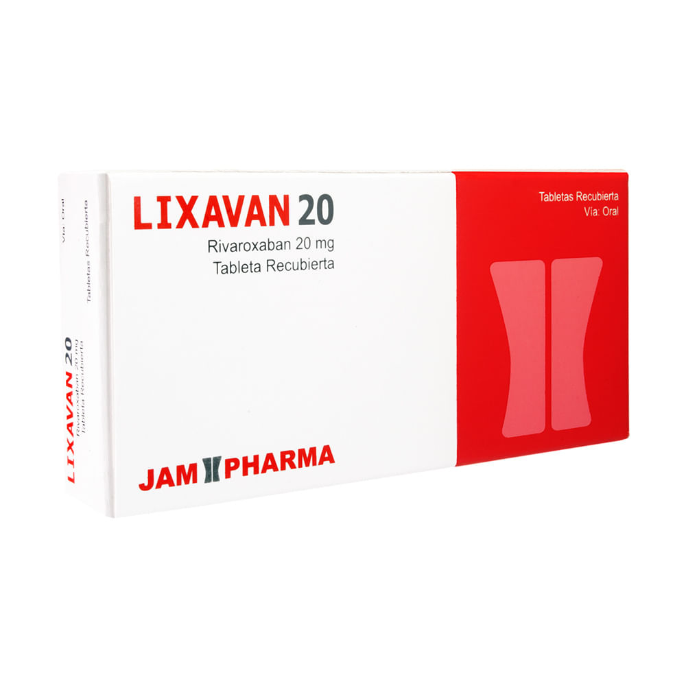 Lixavan 20 mg Tabletas Recubiertas - Caja 10 und