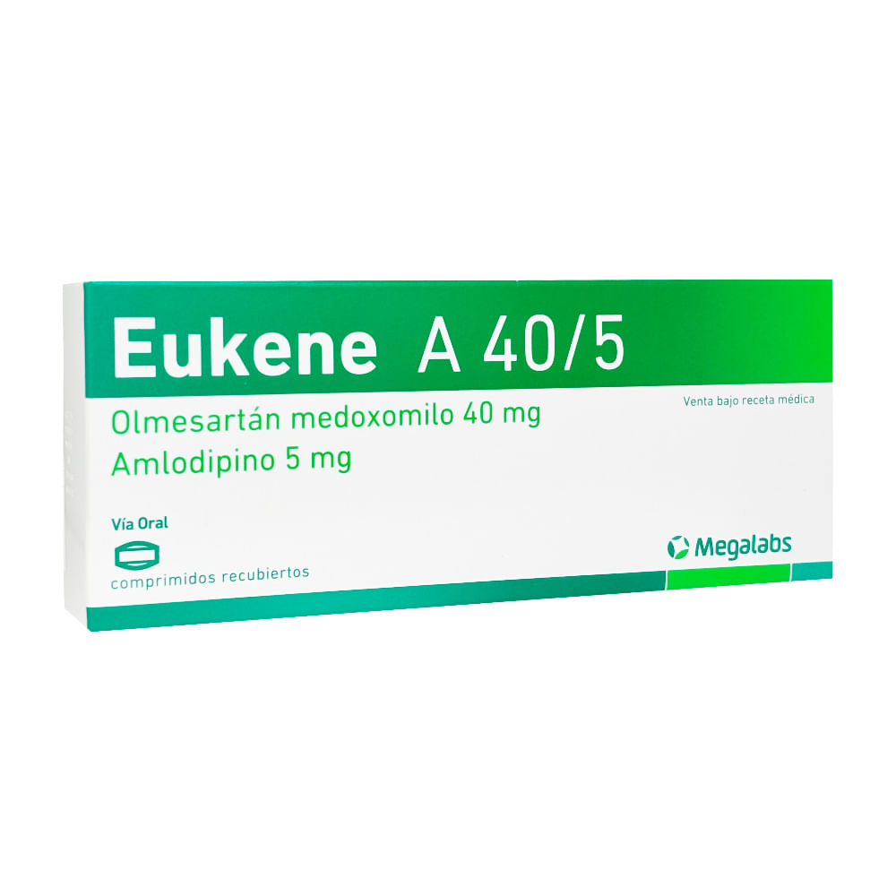 Eukene A 40 mg + 5 mg Comprimidos Recubiertos - Caja 30 und