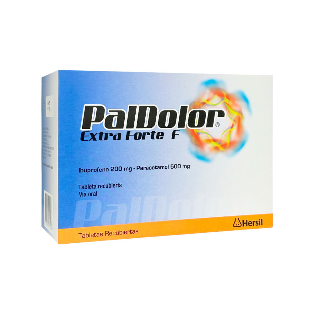 Paldolor Extra Forte F 200 mg + 500 mg Tabletas Recubiertas - Blíster 5 und