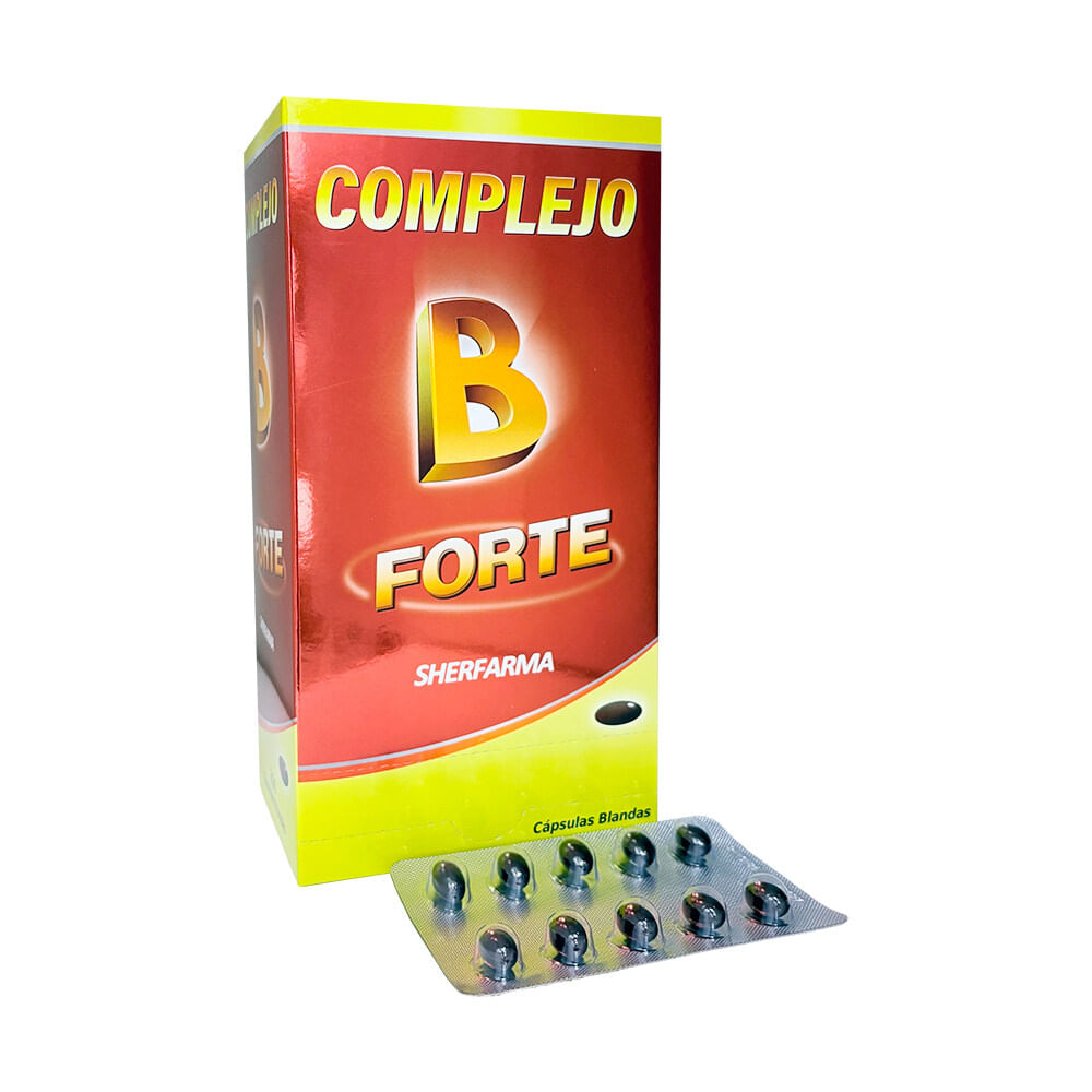 Sherfarma Complejo B Forte Cápsulas Blandas - Caja 200 und