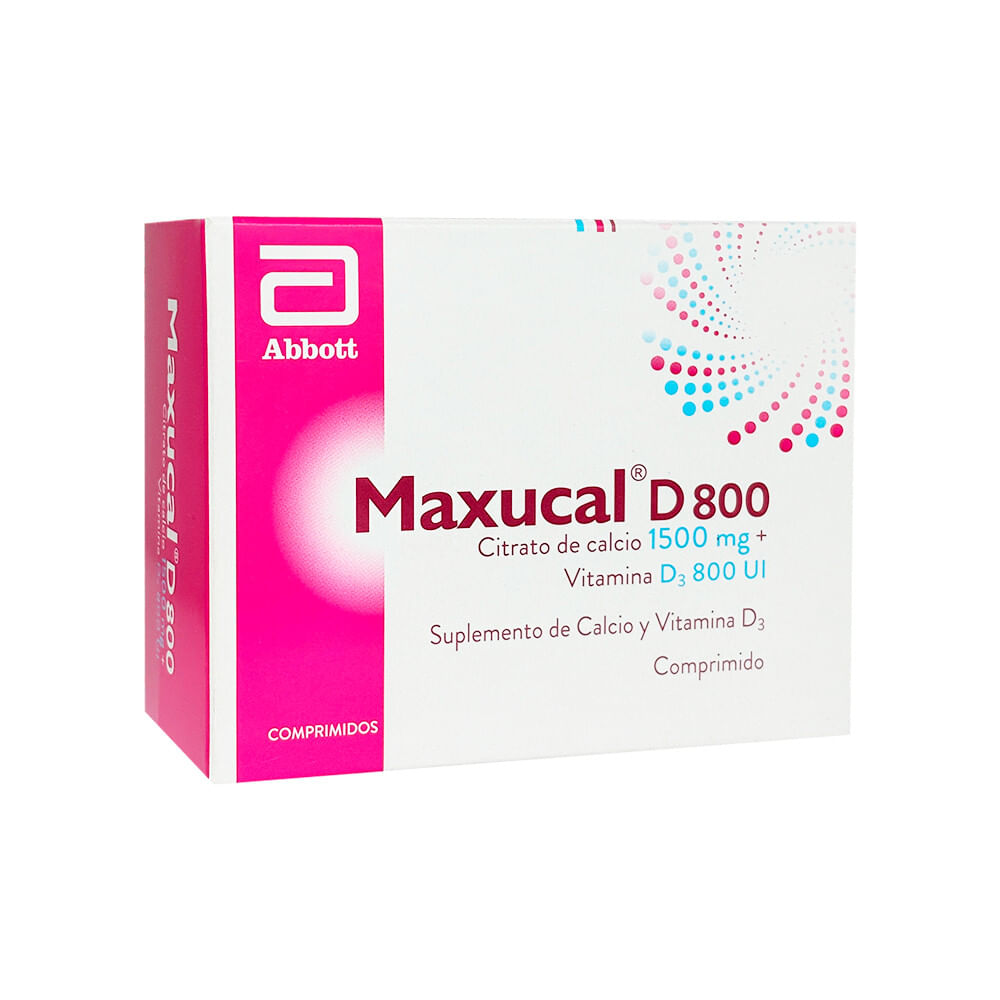 Maxucal D 800 1500 mg + 800 UI Comprimidos - Caja 60 und