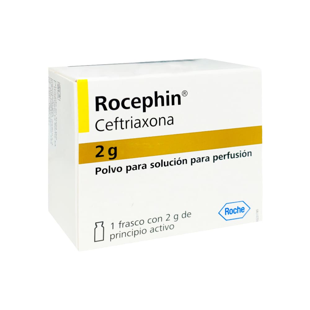 Rocephin 2 g Polvo para Solución para Perfusión - Vial 1 und