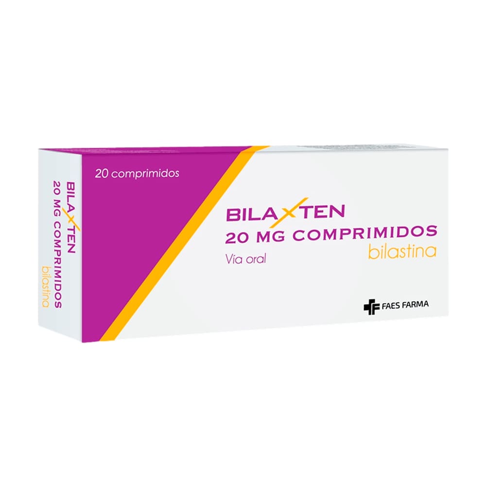 Bilaxten 20 mg Comprimidos - Caja 20 und