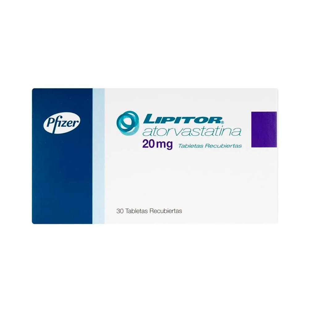 Lipitor 20 mg Tabletas Recubiertas - Caja 30 und