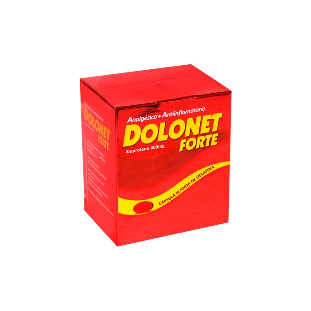 Dolonet Forte 400 mg Cápsulas Blandas - Blíster 10 und