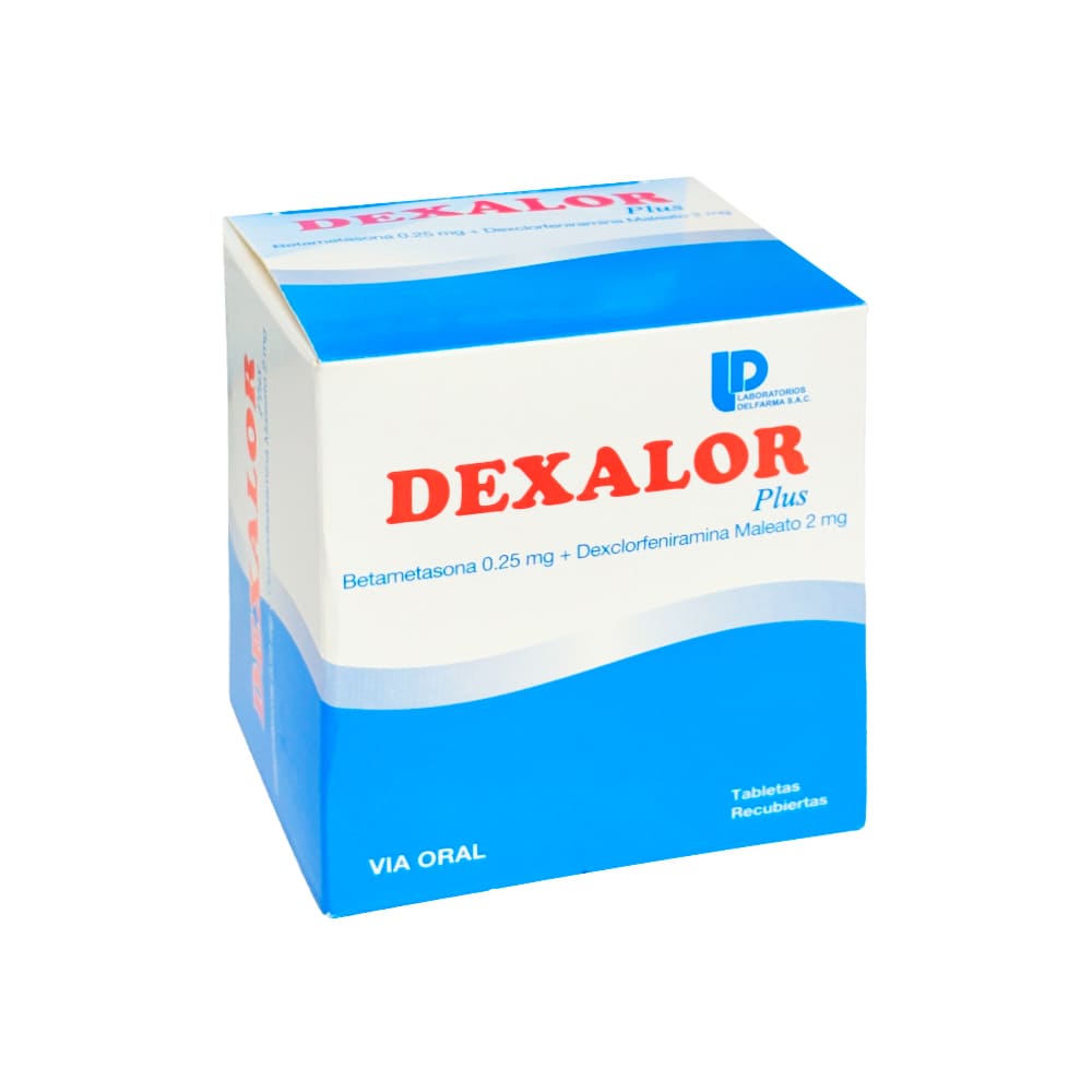 Dexalor Plus 0.25 mg + 2 mg Tabletas Recubiertas - Blíster 6 und