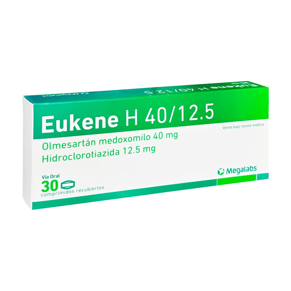 Eukene H 40 mg + 12.5 mg Comprimidos Recubiertos - Caja 30 und