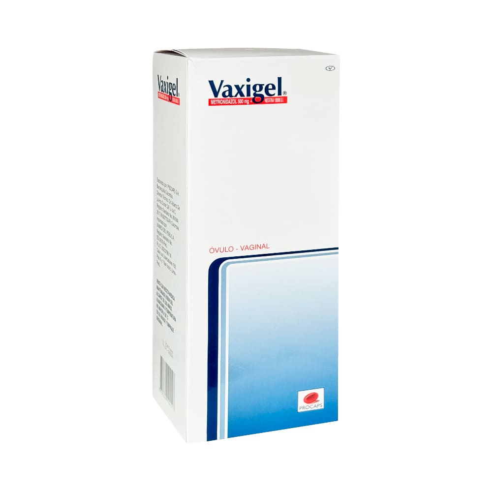 Vaxigel 500 mg + 100000 UI Óvulos Vaginales - Blíster 5 und