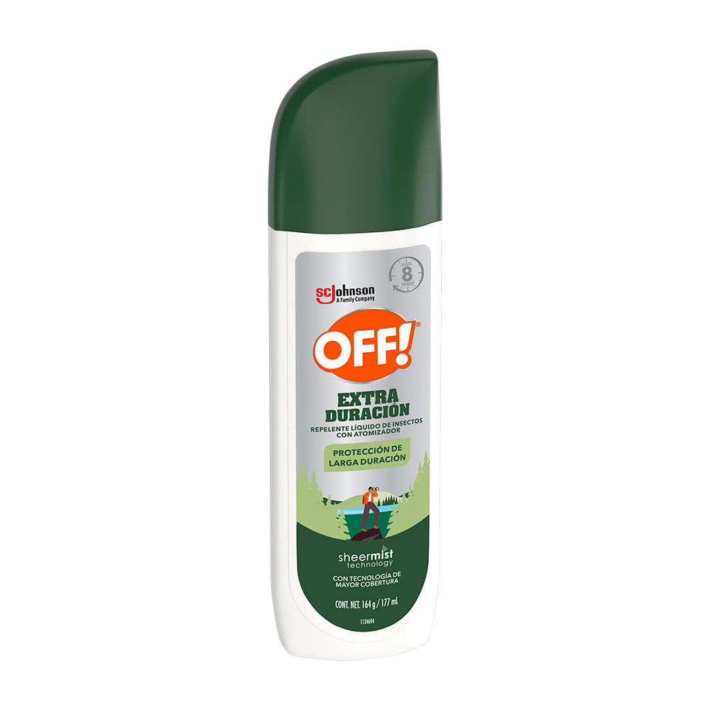 OFF! Extra Duración Repelente en Spray - Frasco 177 ml