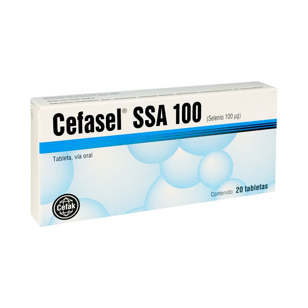 Cefasel SSA 100 mcg Tabletas - Caja 20 und