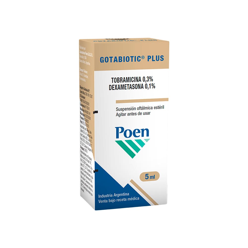Gotabiotic Plus 0.3% + 0.1% Suspensión Oftálmica - Frasco 5 ml
